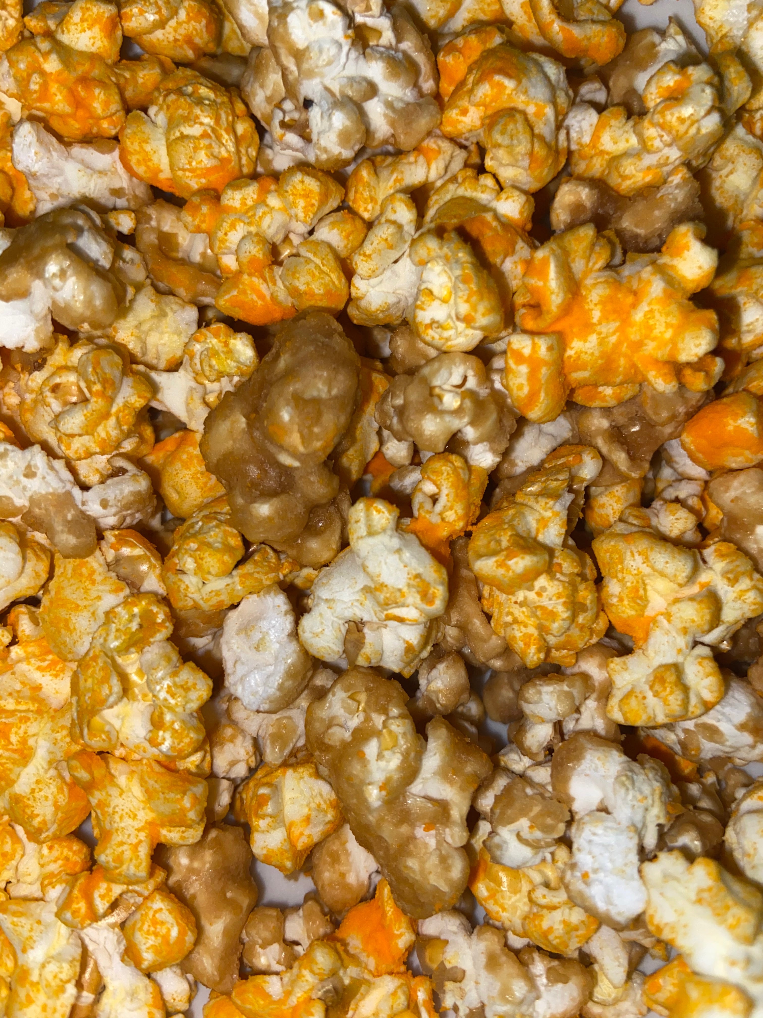 Gourmet Cheddar Cheese Popcorn by It's Delish, 6 oz Jumbo-Sized Reusable Container (Jar) Festive Caramel Corn Air Popped Sweet and Crunchy Glazed Car